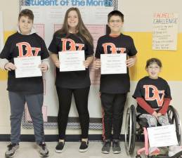 DVMS Students of the Month for October