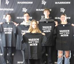 L-R: John Schiemer, Owen Ruzanski, Ella Carroll, Tommy Parker, and Josie Lordi. (Not pictured: Grace Stevens, Kendra Blades, Ava Capeci, and Grady Kean.