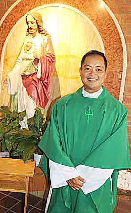 The Rev. Reynor Santiago, the parochial vicar, has been appointed temporary administrator of Saint Stephen’s. File photo.