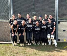 Delaware Valley High School softball team.