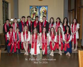 Saint Patrick’s holds confirmation