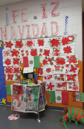 Students deck the hall with 'Holidays Around the World' theme