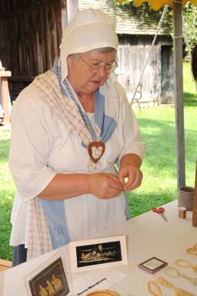 Photo provided Karen Wood on Heritage Craft Day.