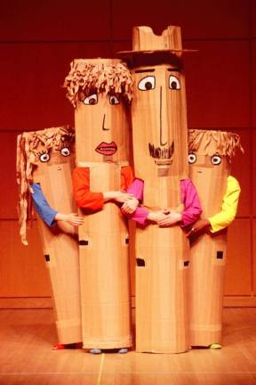 Provided photos "Lost in the Mall" is the classic Paper Bag Players vignette.