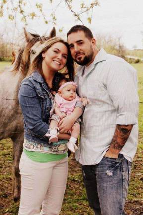 Megan Gomer of Dingmans Ferry, Pa. "Growing into a family has been the most beautiful gift."