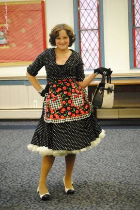 Olivia is a real barn burner in her cool new (old) duds (Photo provided)