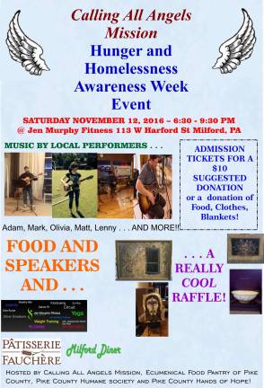 Hunger and Homeless Awareness event on Saturday, Nov. 12