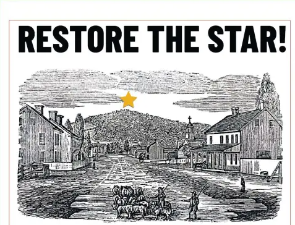Promotional image from the “Restore the Star!” campaign.
