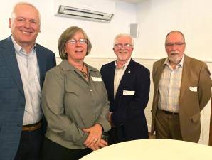 Commissioner Ronald Schmalzle, Gail Shuttleworth, Commissioner Matthew Osterberg and Commissioner Anthony Waldron.