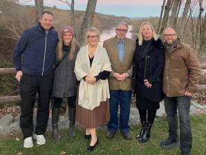 The O’Neil family at Barckley Park (L-R): Ben, Sarah, Celeste, Chuck, Beth, and Chuck Jr.