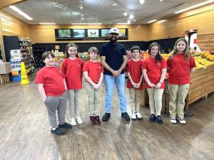 L-R: Julian Ciarelli, Mia McCole, Nicholas Zdral, Junior Dabashi, Nicholas Passarge, Isabella Lovell, Jaclyne Snyder Maia.