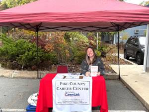 Career Counselor Martyna Brzeska ready to help job seekers.