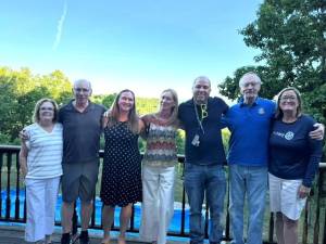 Pictured left to right are Teresa O’Leary, Secretary, John Messer-Outgoing Interim President, Candace Mahala, President, Collen Rettinger, Vice President, Darian Rivera, Vice President, Bill Kerstetter, Treasurer and Mary Olsen, Vice President.