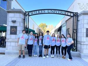 L-R: Mike Elaro, Shannon Eby, Gia Scimeca, Siasia Bean, Topher DellaBella, Olivia VanTassell, Kayla Sykes, Etain Starr and Emma Ciancio.