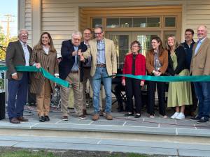 The ribbon-cutting ceremony for the Pedranti Pavilion on Sept. 12, 2025.