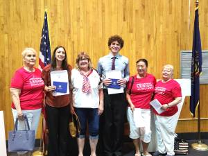 American Legion Auxiliary of Milford awards scholarships to two DVHS graduates