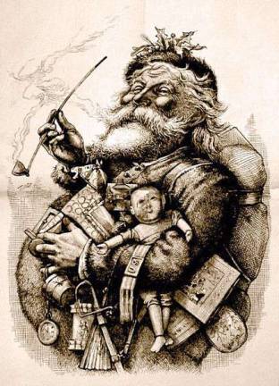 Santa as envisioned by Thomas Nast.