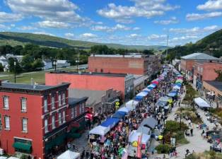 The 30th annual Fall Foliage Festival takes place on Sunday, Sept. 24, in historic downtown Port Jervis, N.Y. Photo provided by Port Jervis NY Tourism.