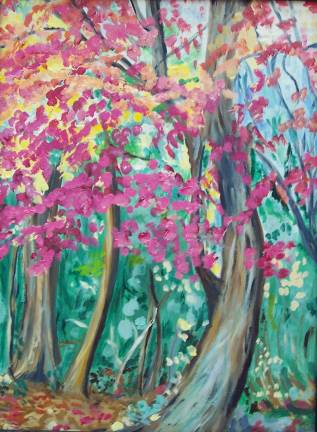Judith Weiss, "Living Color," oil