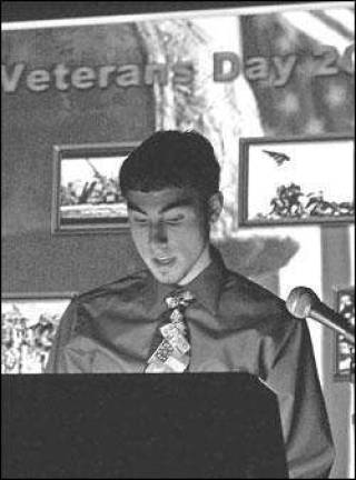 Student program thanks military service veterans