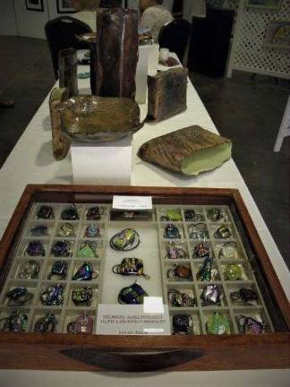 Sculpture and pendants (Photo by Anya Tikka)