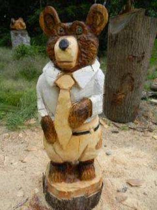 Win a Black Bear chainsaw carving