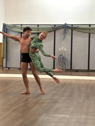 Dancers Madeline Anderson and William Feldon - a pas de deux – “Spring has Sprung”