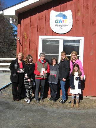 From left: GAIT advisory board member Elizabeth Erickson-Kameen, Esq., and her Liz; GAIT Executive Director and Founder Martha Dubensky; Connor Gaughan and Advisory Board member Kelly Gaughan, Esq.; and Pennsylvania State Representative Rosemary Brown and her daughter Reagan. (Photo provided)