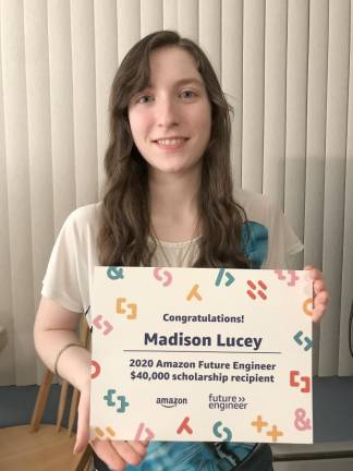 Madison Lucey won a $40K Amazon Future Engineer Scholarship (Photo provided)