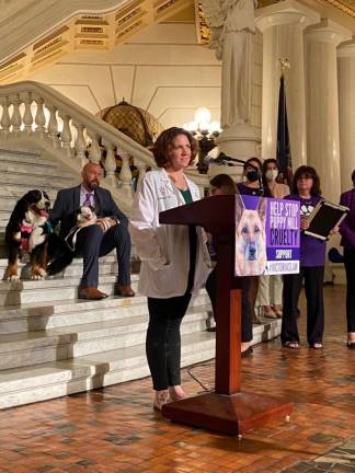 Animal advocates from across Pennsylvania rallied for Victoria's Law at  state capitol
