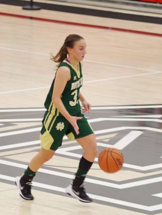 Notre Dame Spartan Krista Kissell scored 35 points.