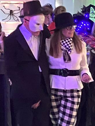 Tony and Carrine Gurrera at last year’s Milford Masquerade.