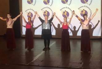 Dancers Facundo Ferreyra, Abigail Haugh, Giorgia Picano, and Christopher Pismarov.