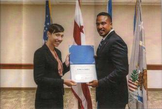 Lindsey Merikas is sworn in as Assistant United States Attorney