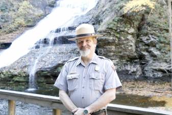 Delaware Water Gap National Recreation Area’s new Superintendent Doyle Sapp at Dingmans Falls