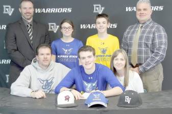 Senior baseball player Jack Curabba signs with Alfred State College