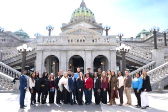 ESU Student Government Association visits Harrisburg.