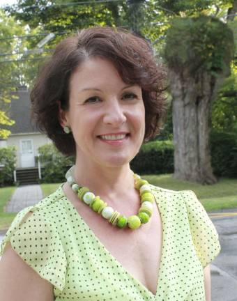 Dawn Lombard, glass and metal artist (Photo by Anya Tikka)