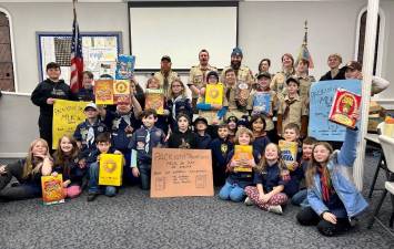 Cub Scout Pack 1071 during a previous service project.