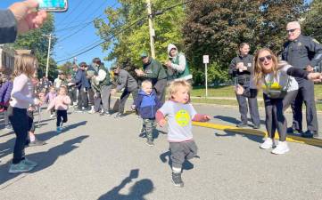 The event featured races for both adults and children.