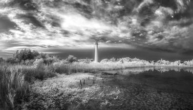 Infared photo Cape May, New Jersey, by Penelope Taylor