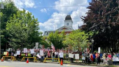 Milford rally supports Supreme Court abortion decision, seeks similar state laws