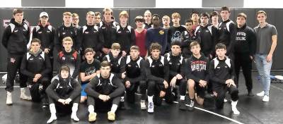 The Delaware Valley wrestling team