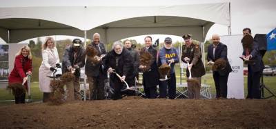 Gov. Josh Shapiro, the Pennsylvania Department of Military and Veterans Affairs (DMVA), and the Pennsylvania Department of General Services (DGS) broke ground on a new $97 million, 200-bed long-term care building for veterans in need of skilled nursing and memory care at the Hollidaysburg Veterans' Home (HVH) campus in Duncansville, Blair County. The HVH is one of six veterans' homes operated by the DMVA, and currently 240 veterans reside at the campus. Photo provided by PAcast.