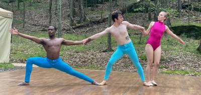 The dancers: Keyveontae’ Martin, Arthur Trace Yeames and Breauna Williams. Photos by Marilyn Rosenthal.