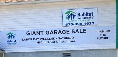 Habitat for Humanity of Pike County will be holding a one-day only garage sale on Saturday, Sept. 5