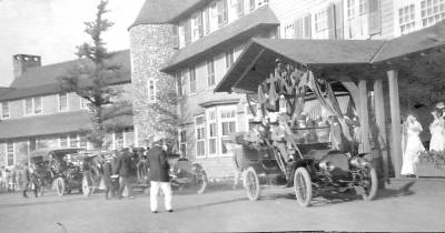 An early 20th-century photo of The Grand Lady of the Poconos