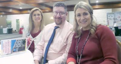 From left: Gina Ehrhardt from PA Rep. Mike Peifer's office, Andrew Seder from PA Senator Lisa Baker's office, and PA Rep. Rosemary Brown