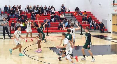 The boys’ basketball team plays Minisink Valley.