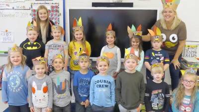 Back row (from left): Amanda Oakley, Mrs. Fean; middle row: Logan Cuttler, Miley Matza, Ashlynn Schuller, Evoni Krasulski, Aubrey Giuliani, Jayde Laizure; front row: Rachael Pflanz, Morgan Babb, Bryce Holtzer, Jason Stierle, Richie Mai, Logan Brohm, Colt Allen, Mackenzie Flood